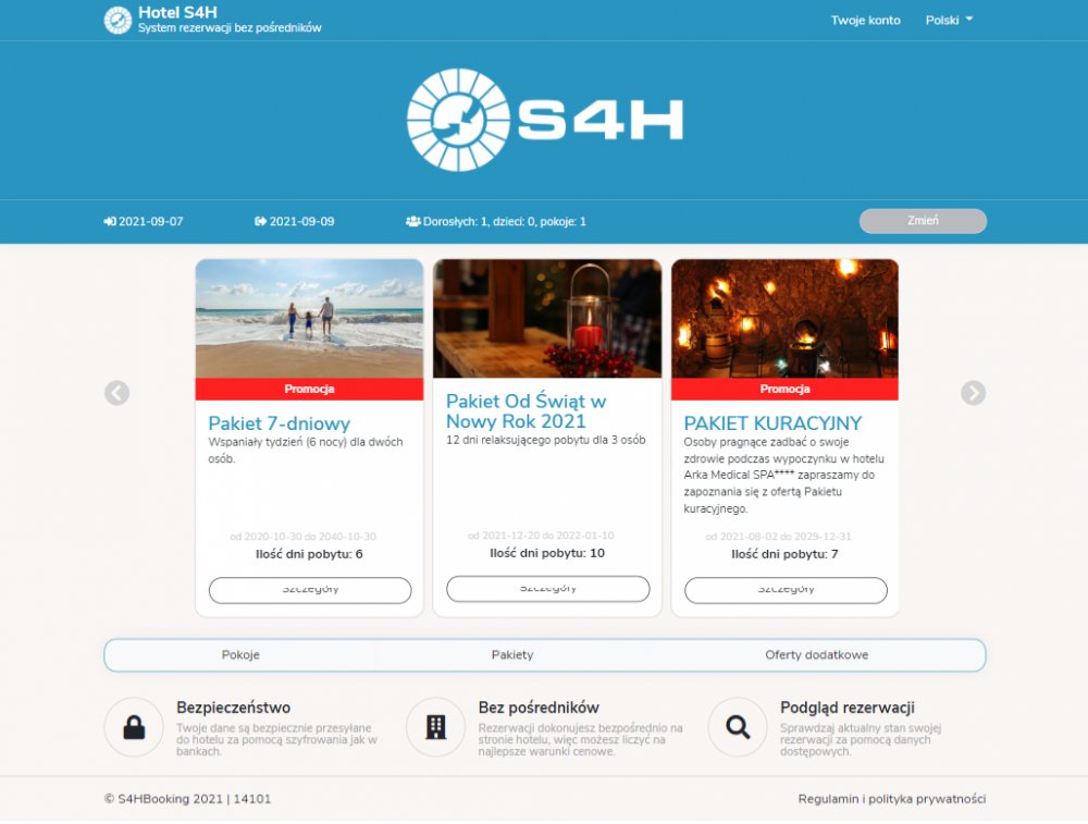 S4H Hotel Online